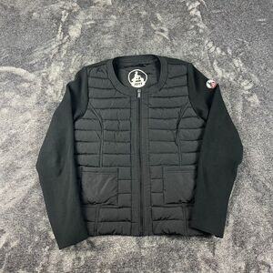 JOTT Almeria Lightweight Puffer Jacket Black Full Zip Pockets Women's M